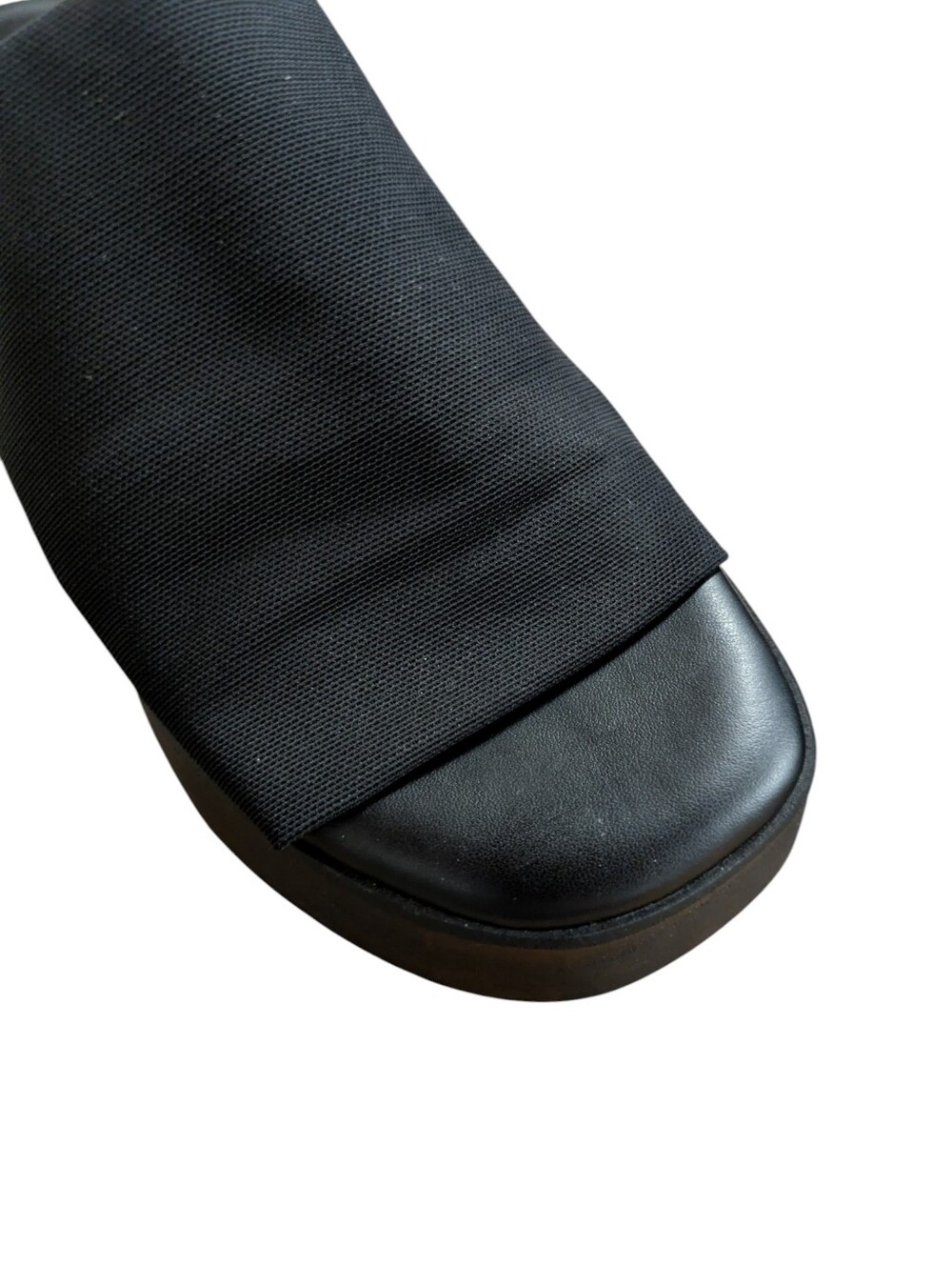 Steve Madden Slinky30 Black Platform Slide Made in Italy Size 36 or US 6 - Picture 6 of 11
